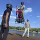 Imagen para el artículo titulado ¿Te molestan los turistas en Segway? Esta compañía ha creado un Segway volador que cualquiera puede manejar